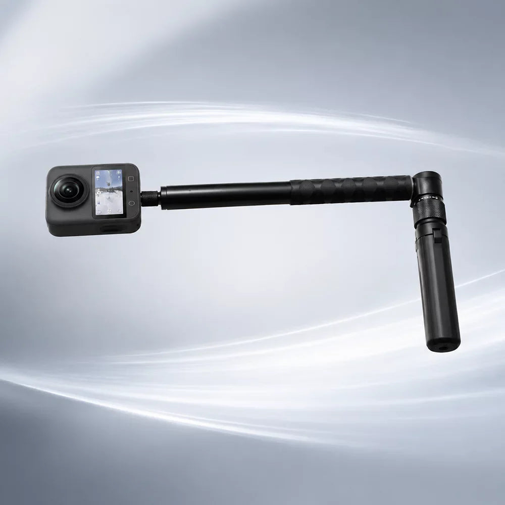 DJI Osmo 360 accessories with a bullet time selfie stick and action camera mounting gear