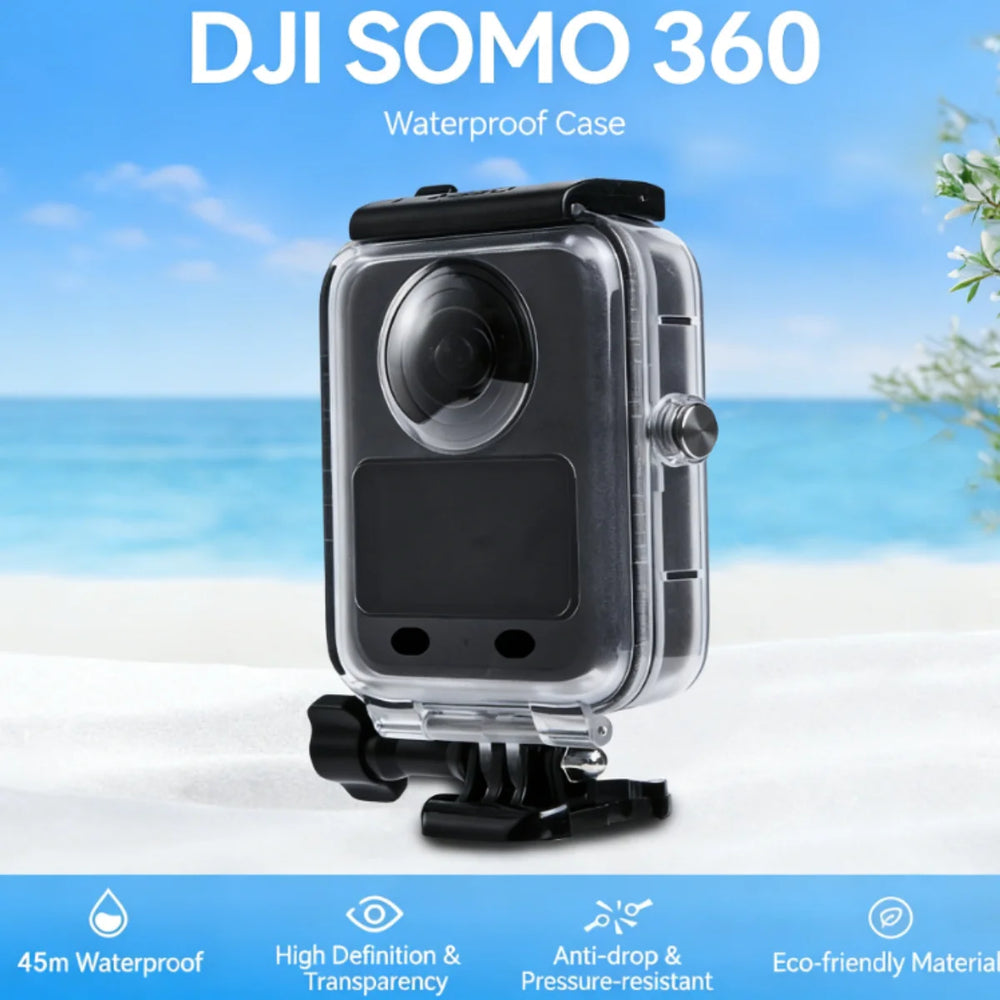 AeroFocus professional 45m waterproof diving case for DJI Osmo 360.