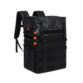 AeroFocus black FPV drone photography backpack with removable dividers and external drone carrying system