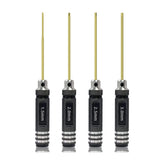 Black titanium coated hex screwdriver set for professional drone tools