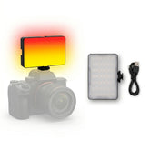 Portable rectangular camera fill light for DSLR, mirrorless camera, smartphone, and video shooting