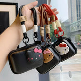 High-appearance KT edition PU leather hard shell case for DJI Action 5 Pro.