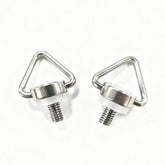 DJI RC neck strap screw with M4 thread and silver finish.