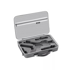 Internal view showing DJI RS 5 stored with handle attached in STARTRC case.