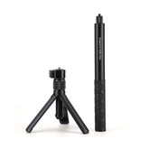 Insta360 invisible selfie stick and bullet time rotation handle combo.