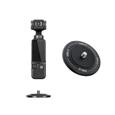 STARTRC DJI Pocket 3 magnetic mount stand in premium black aluminum.