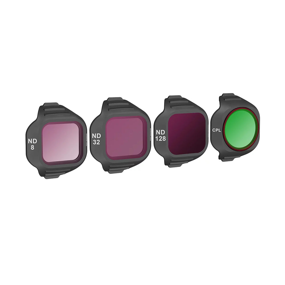 STARTRC 4-Pack filter set (CPL, ND8, ND32, ND128) for DJI Mini 5 Pro.