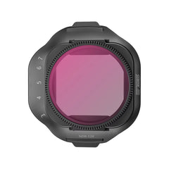 Variable ND3-7 filter for DJI Mini 5 Pro adjustable exposure control.