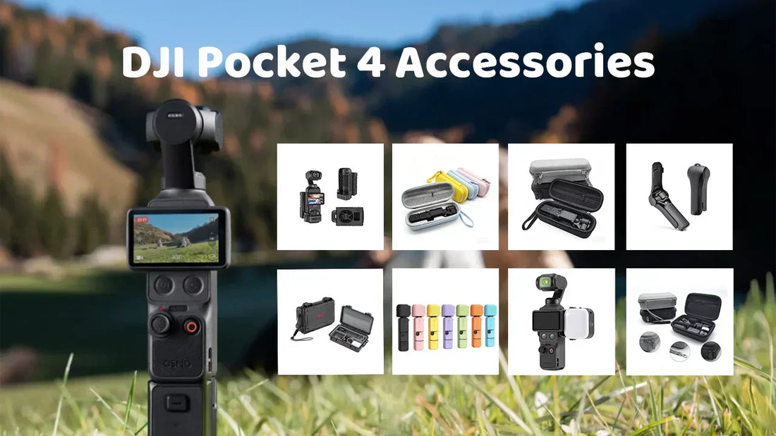 best dji pocket 4 accessories setup for travel and vlogging