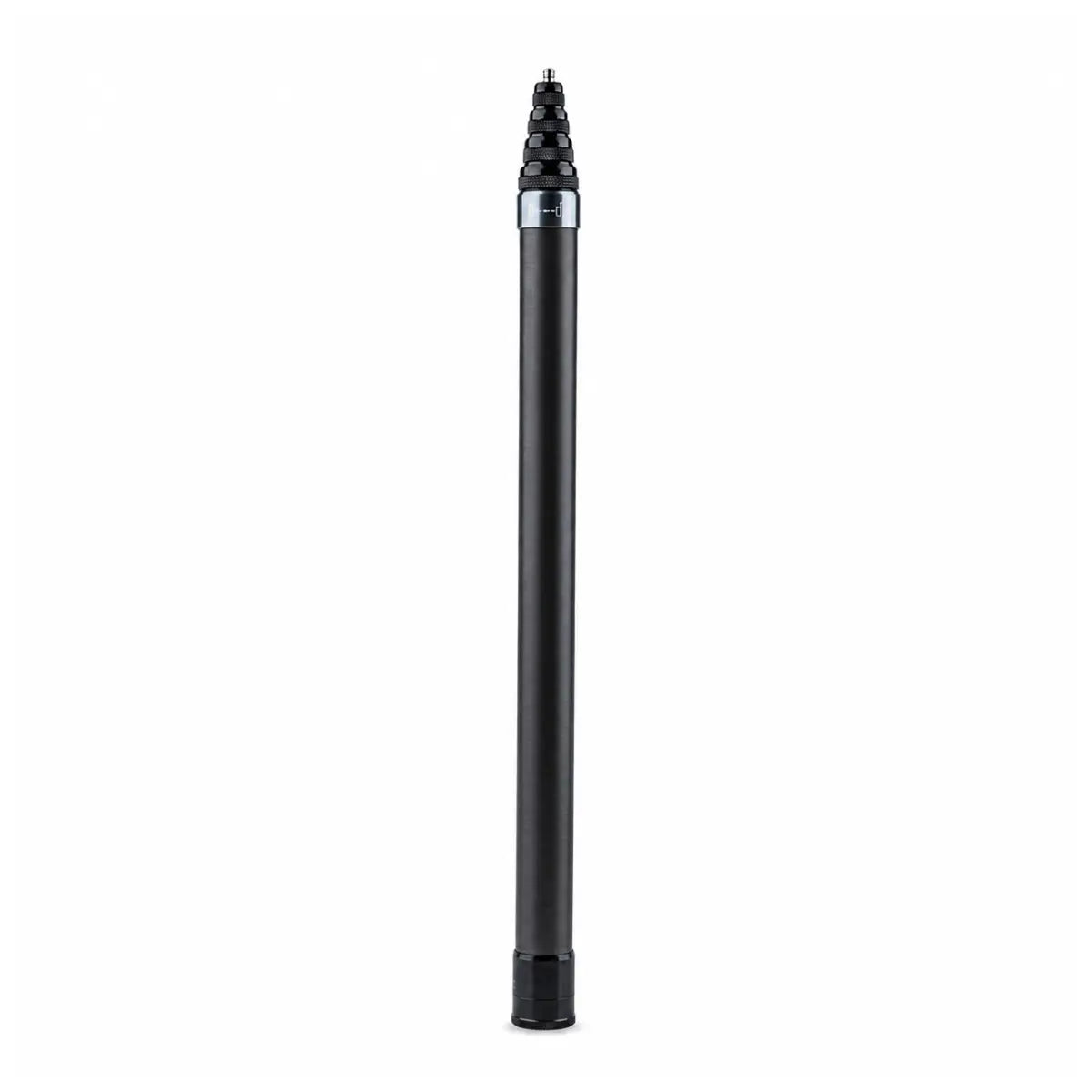 3M carbon fiber invisible selfie stick with silver accent ring