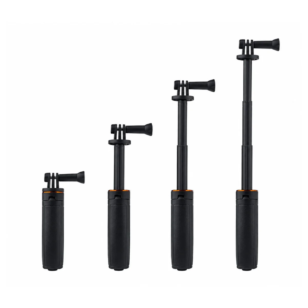 4 level adjustable selfie stick tripod with extendable height