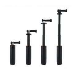 4 level adjustable selfie stick tripod with extendable height