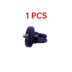 Single unit of the reliable ABS action camera tripod adapter.