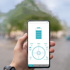 Handheld gimbal stabilizer compatible with GoPro DJI Action and Insta360 cameras

