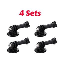 Bulk pack of 4 camera mount adapters for tripod and selfie stick.