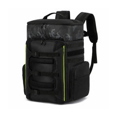 AeroFocus 33L FPV drone backpack with side access laptop compartment and external drone carrying straps