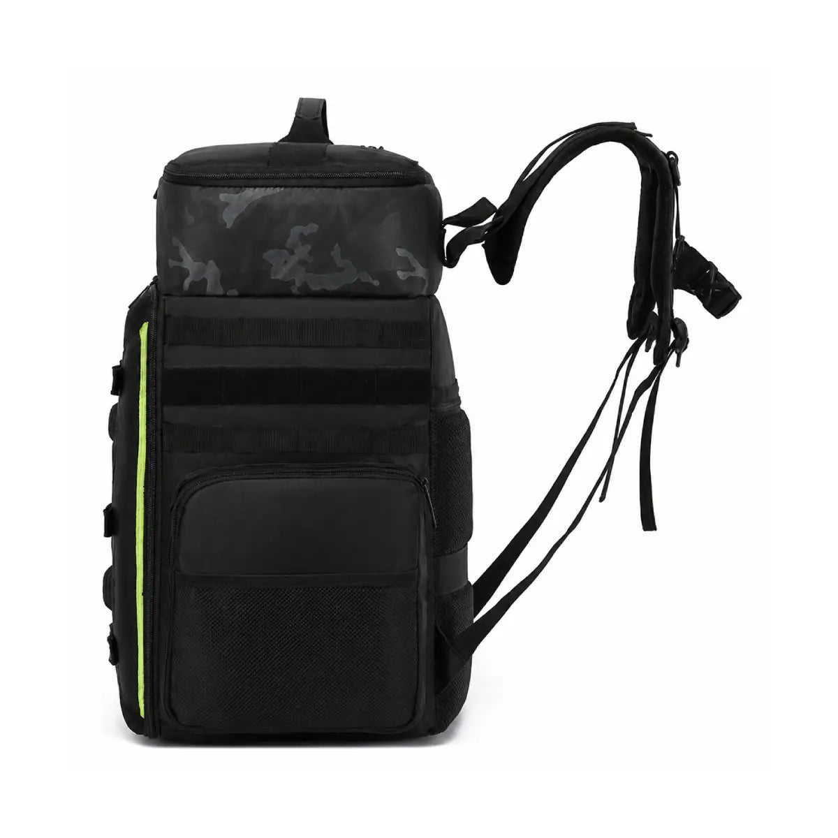 AeroFocus 33L FPV drone backpack side-access main compartment view