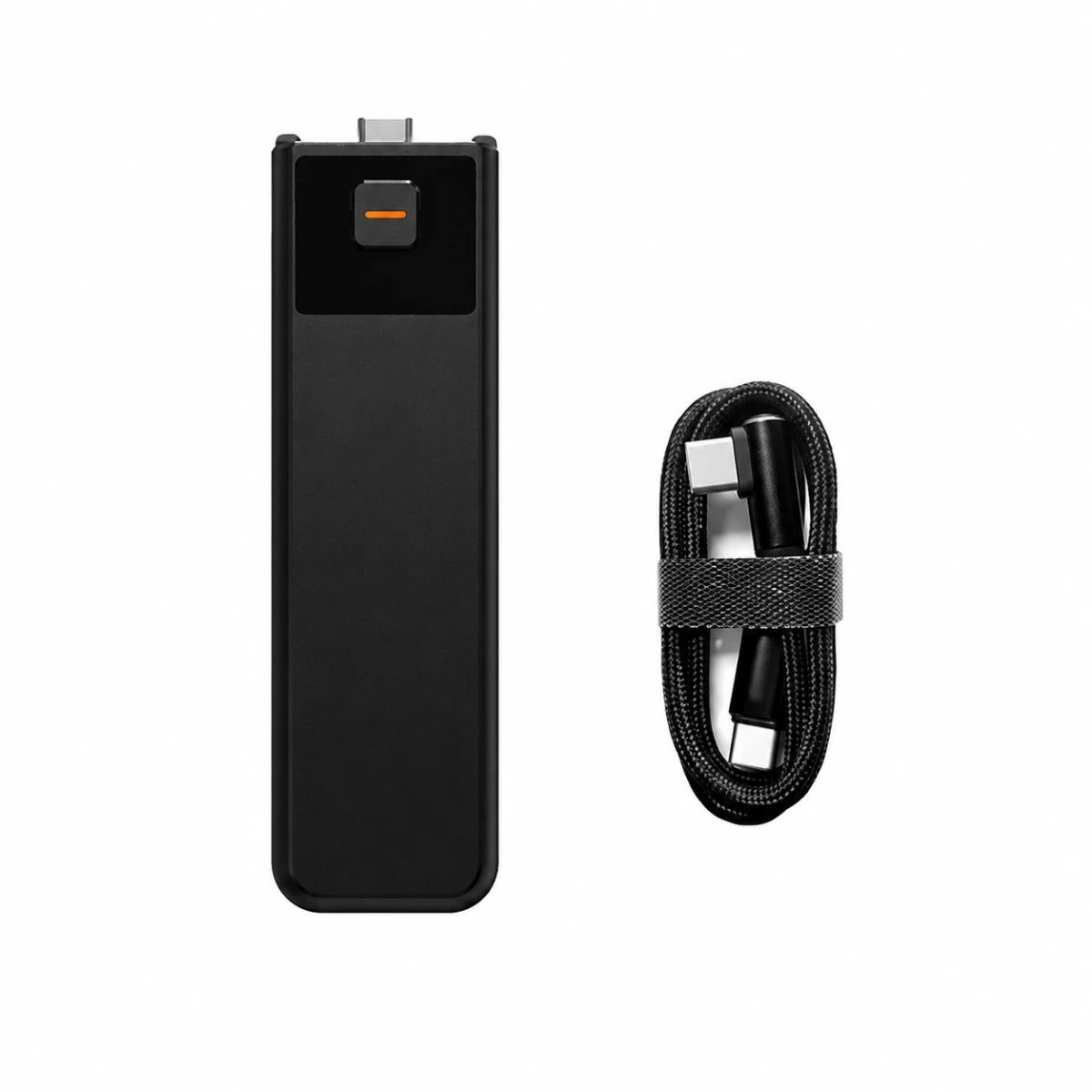 AeroFocus 5000mAh battery handle package contents with handle and dual USB-C cable