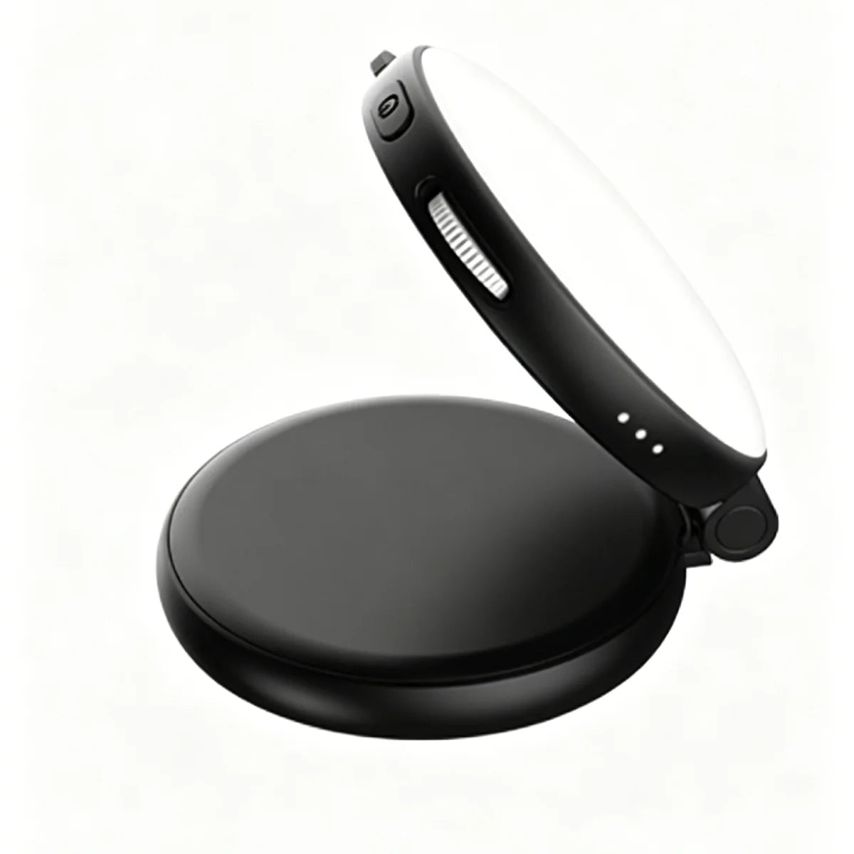 Black magnetic foldable LED phone fill light