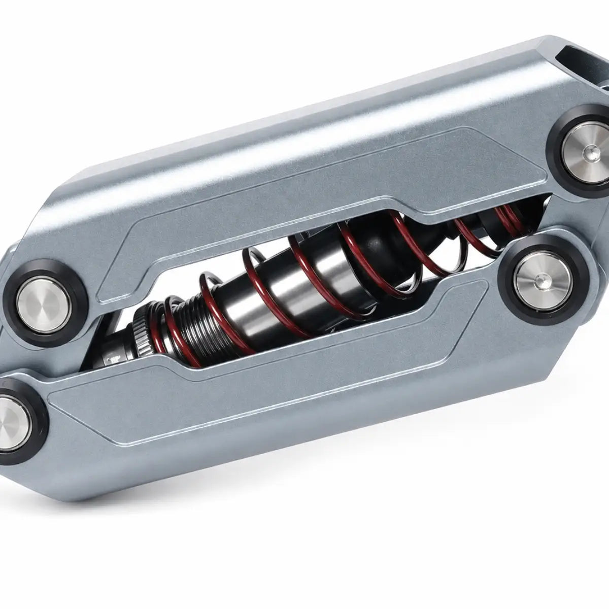 AeroFocus vehicle camera mount with high-rebound spring and hydraulic damping structure