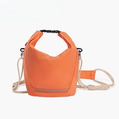 Sunset Orange lifestyle edition Cloud Roll camera bag, high-visibility fashion protector for vloggers.