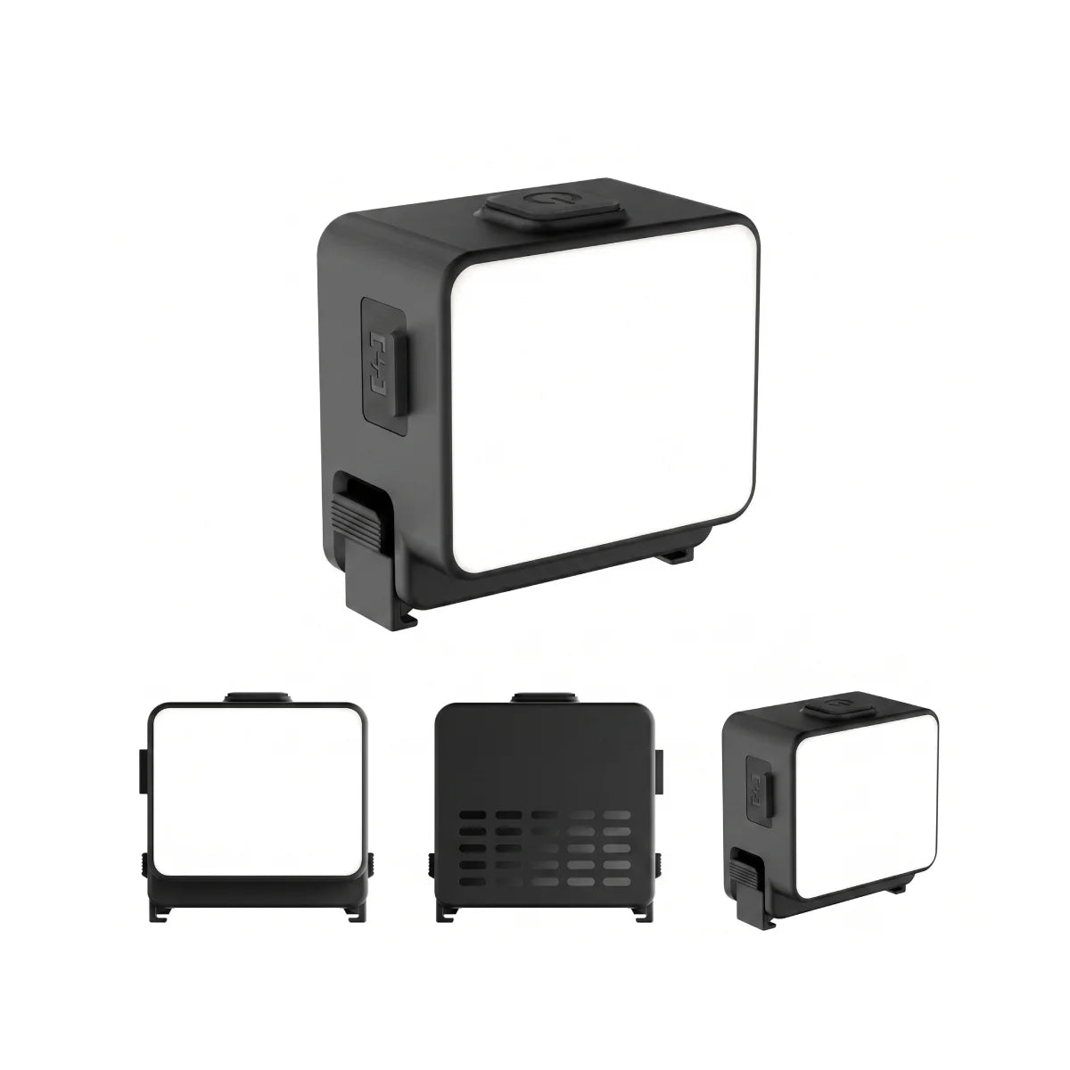 Multi-angle view of DJI Action magnetic fill light