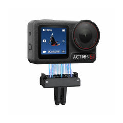 AeroFocus DJI Action 5 Pro magnetic quick-release adapter attachment demonstration