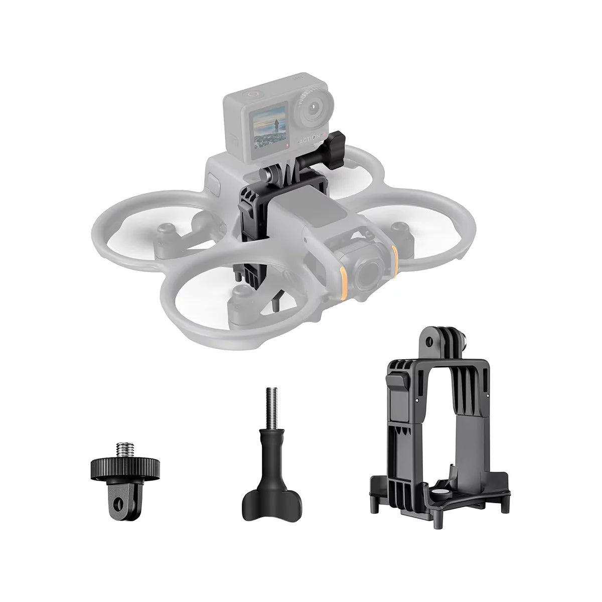 DJI Avata 2 action camera expansion mount for GoPro Insta360 and DJI Action