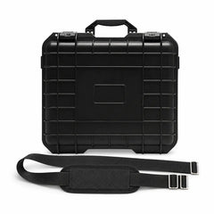 AeroFocus DJI Avata 360 hard case package contents with hard case and shoulder strap