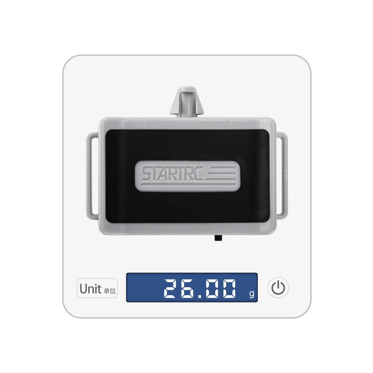 AeroFocus drone airdrop release device with a stated net weight of 26 grams