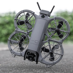 DJI NEO 2 bumper guard protecting camera during landing
