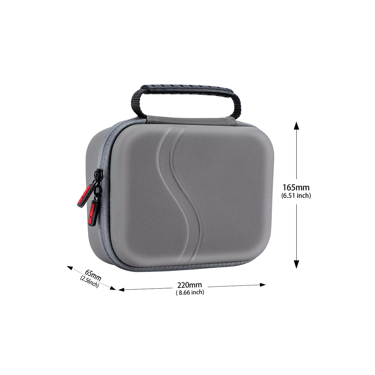 DJI OM 8P PU carrying case dimensions and storage size