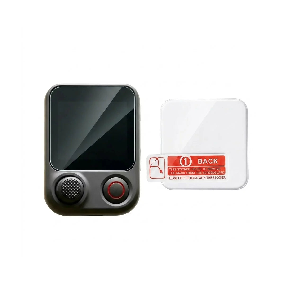DJI OSMO Mobile 8P with tempered glass screen protector installed
