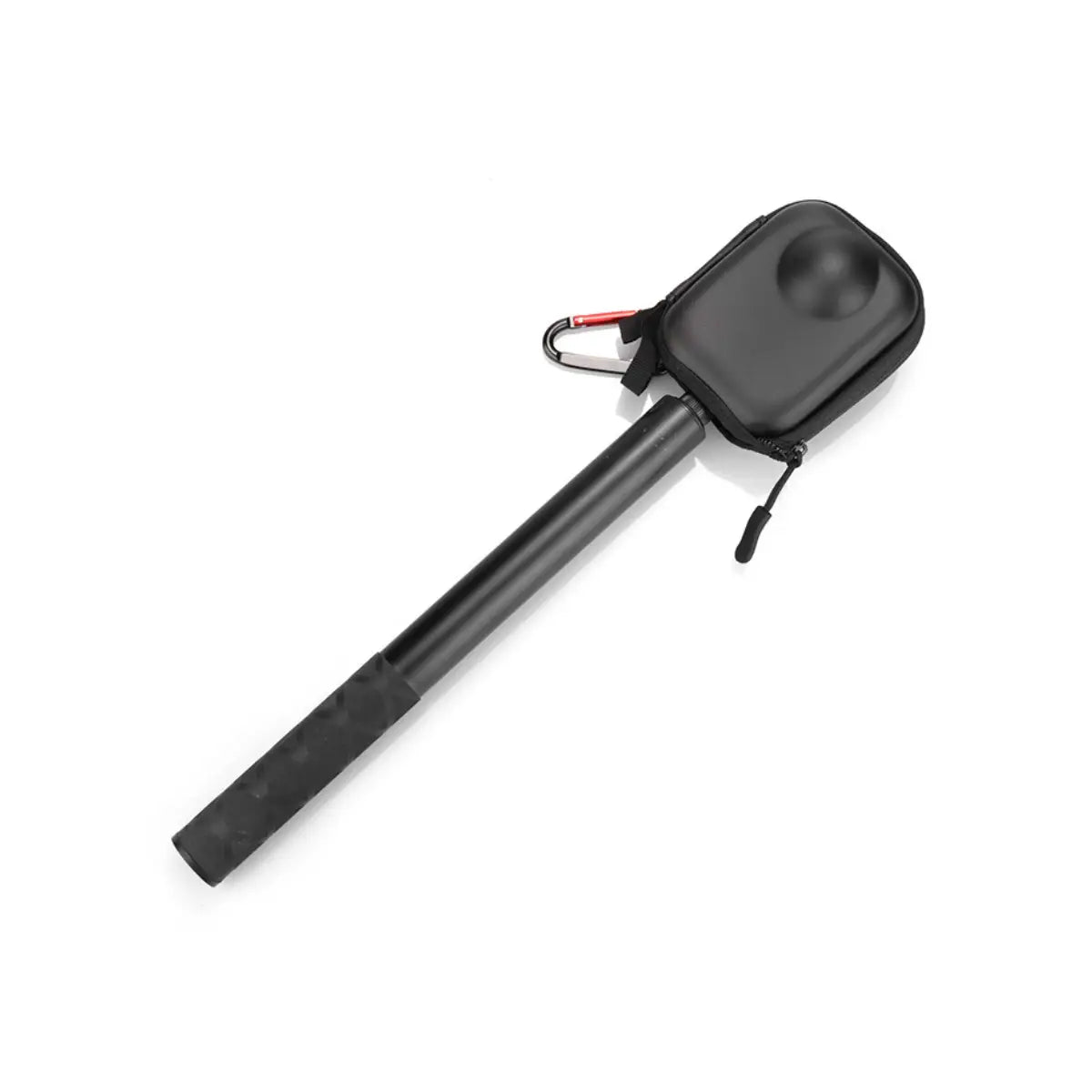 DJI Osmo 360 2 protective case used with an attached extension pole