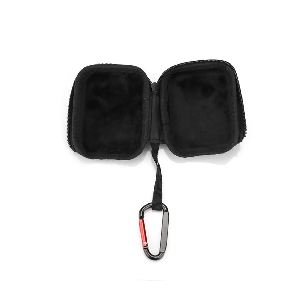 Open AeroFocus EVA storage case with soft velvet lining for DJI Osmo 360 2