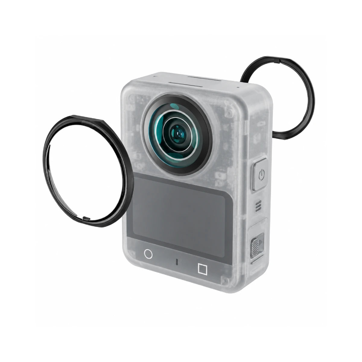 AeroFocus PC lens protectors for DJI Osmo 360 and Osmo 360 II
