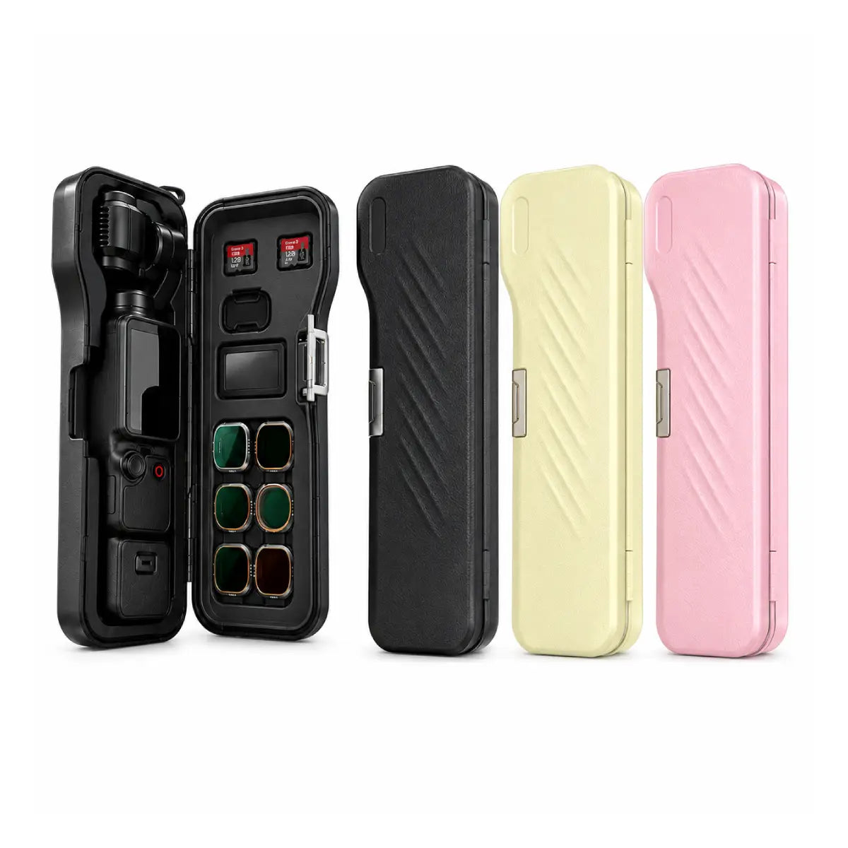 AeroFocus extended all-in-one storage case compatible with DJI Osmo Pocket 3 and Pocket 4
