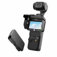 AeroFocus screen sun hood installed on DJI Osmo Pocket 3