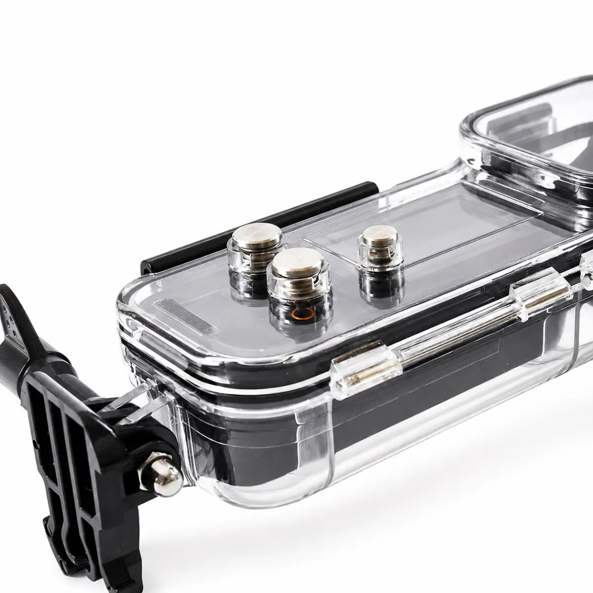 AeroFocus DJI Osmo Pocket 3 waterproof case 316 stainless steel button detail