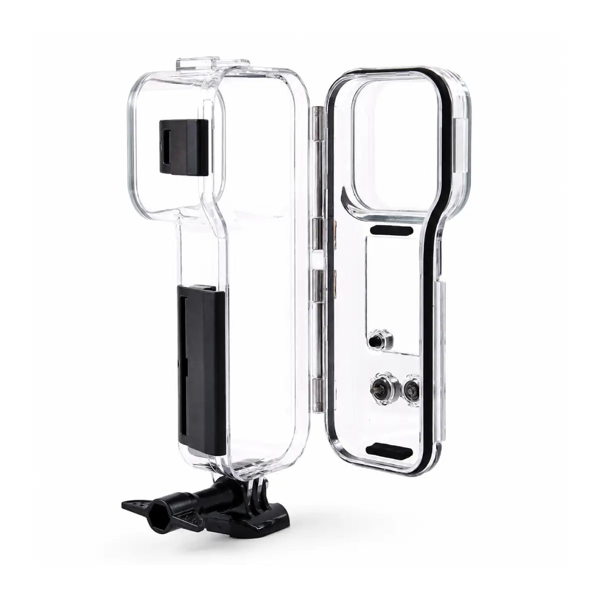 AeroFocus DJI Osmo Pocket 3 waterproof case opened view with protective housing structure
