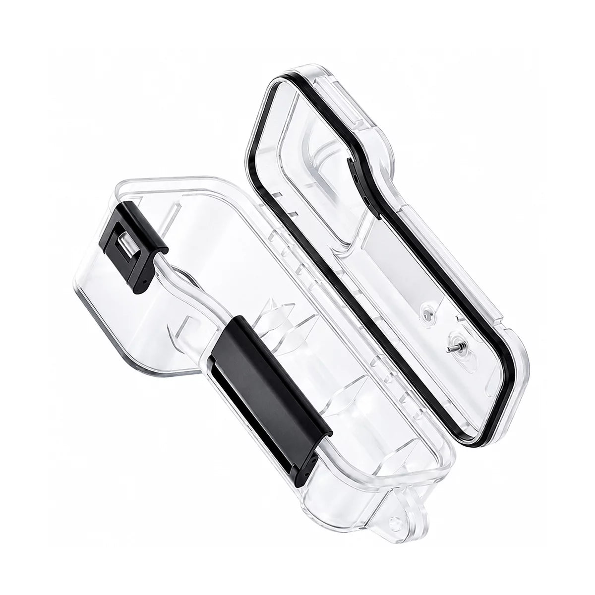 AeroFocus DJI Osmo Pocket 4 waterproof case opened view with sealing gasket