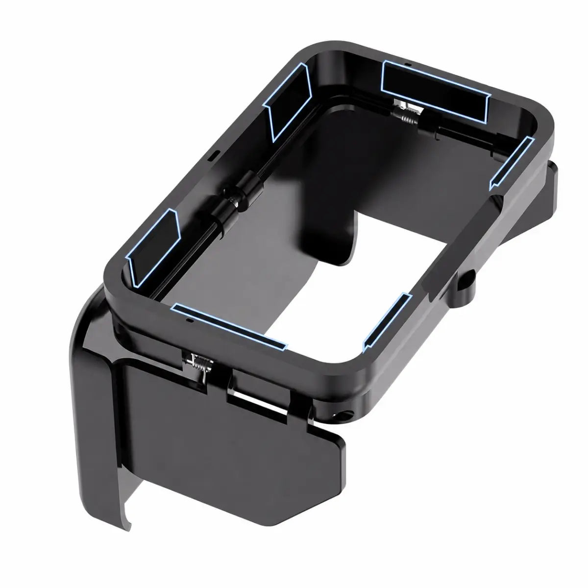 AeroFocus DJI Osmo Pocket 4P screen sun hood silicone anti-slip pads detail