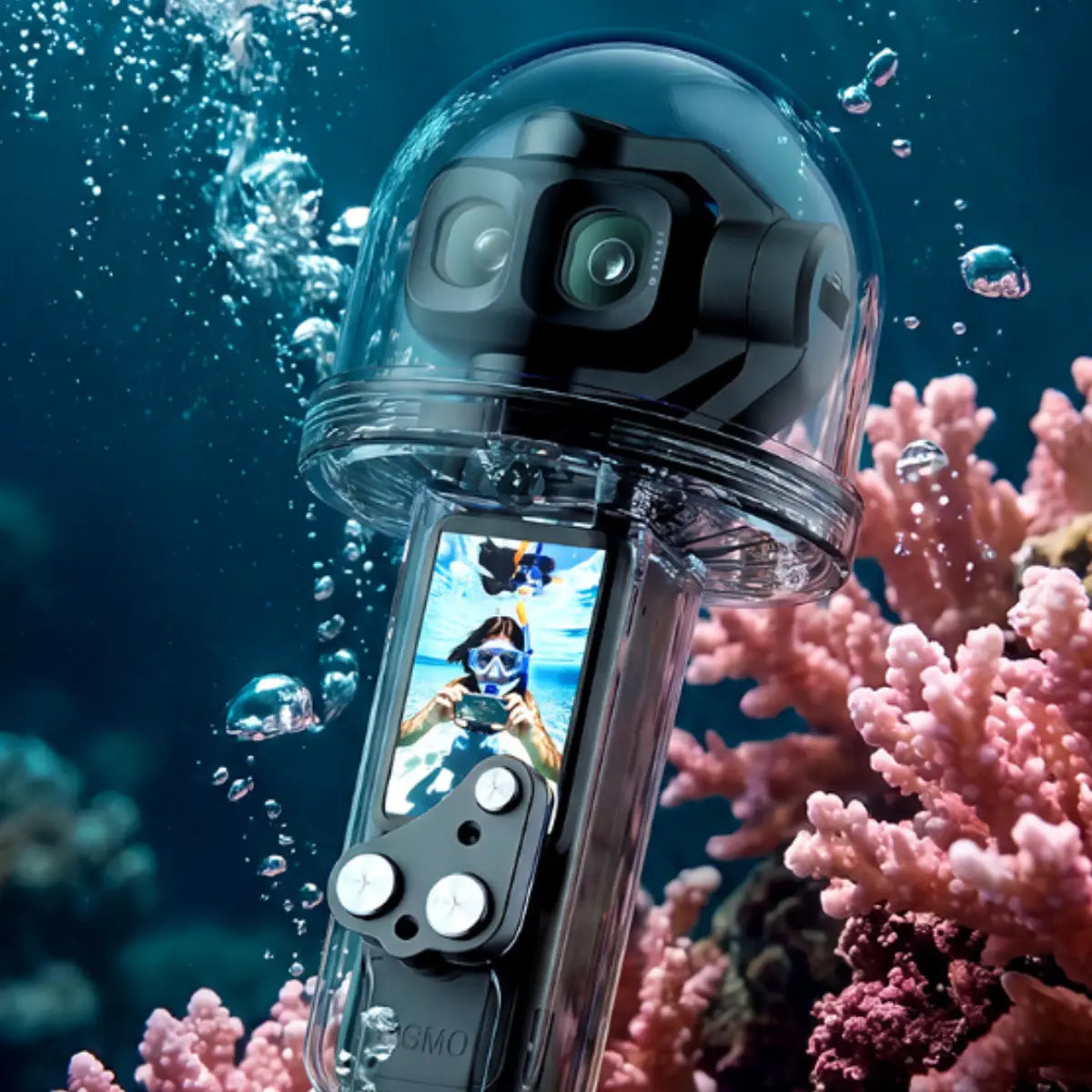 AeroFocus DJI Osmo Pocket 4P waterproof case for underwater and water sports filming