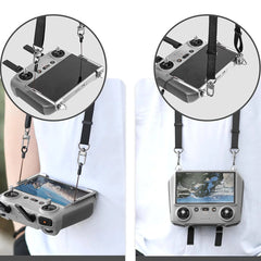 DJI RC 2 balanced neck strap system for hands free controller viewing