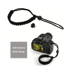 DSLR camera wrist strap safety use