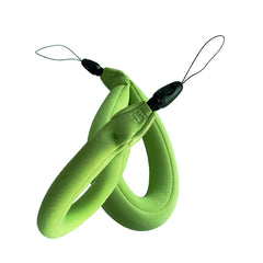 AeroFocus green floating camera wrist strap for action camera water activities