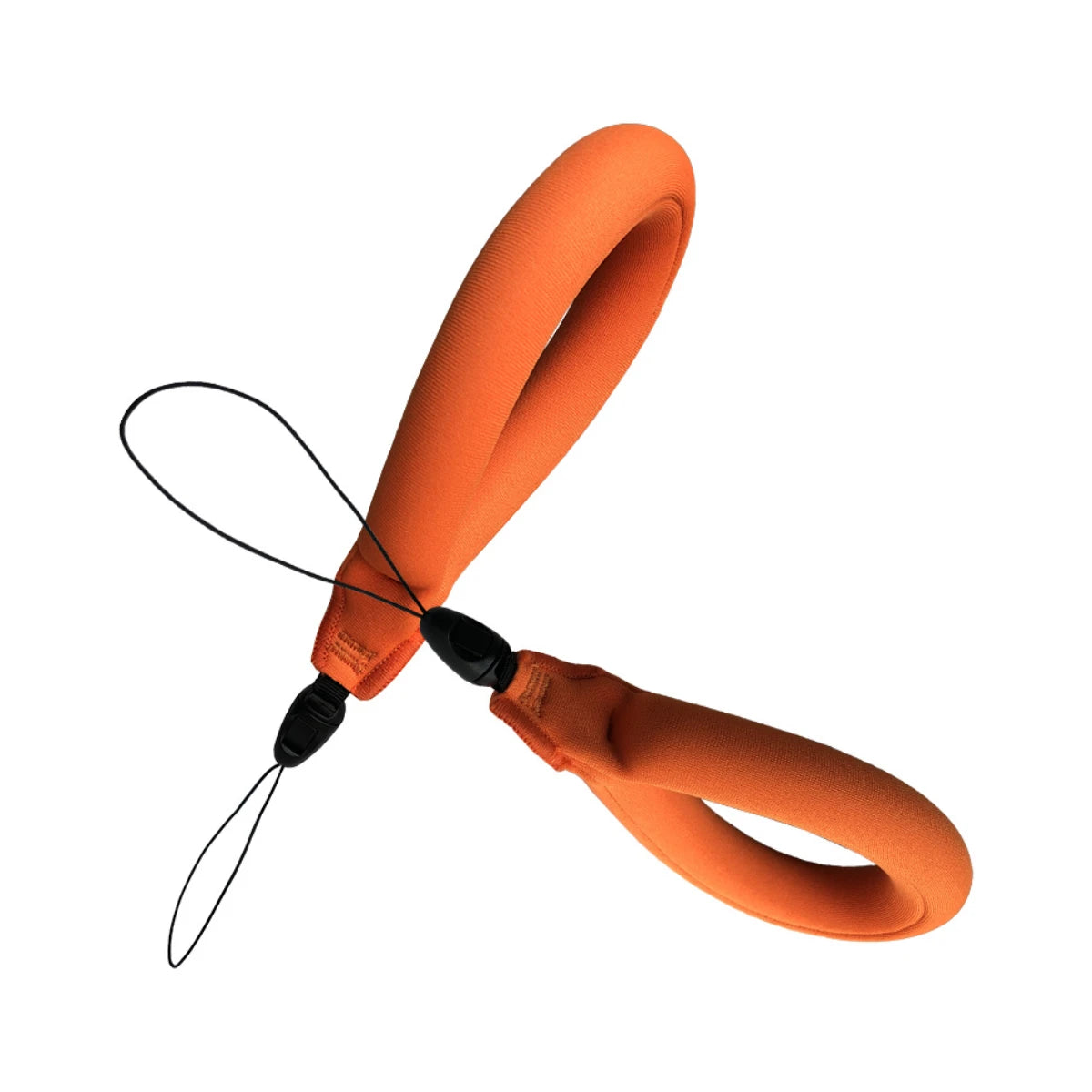 AeroFocus orange floating camera wrist strap for swimming and surfing