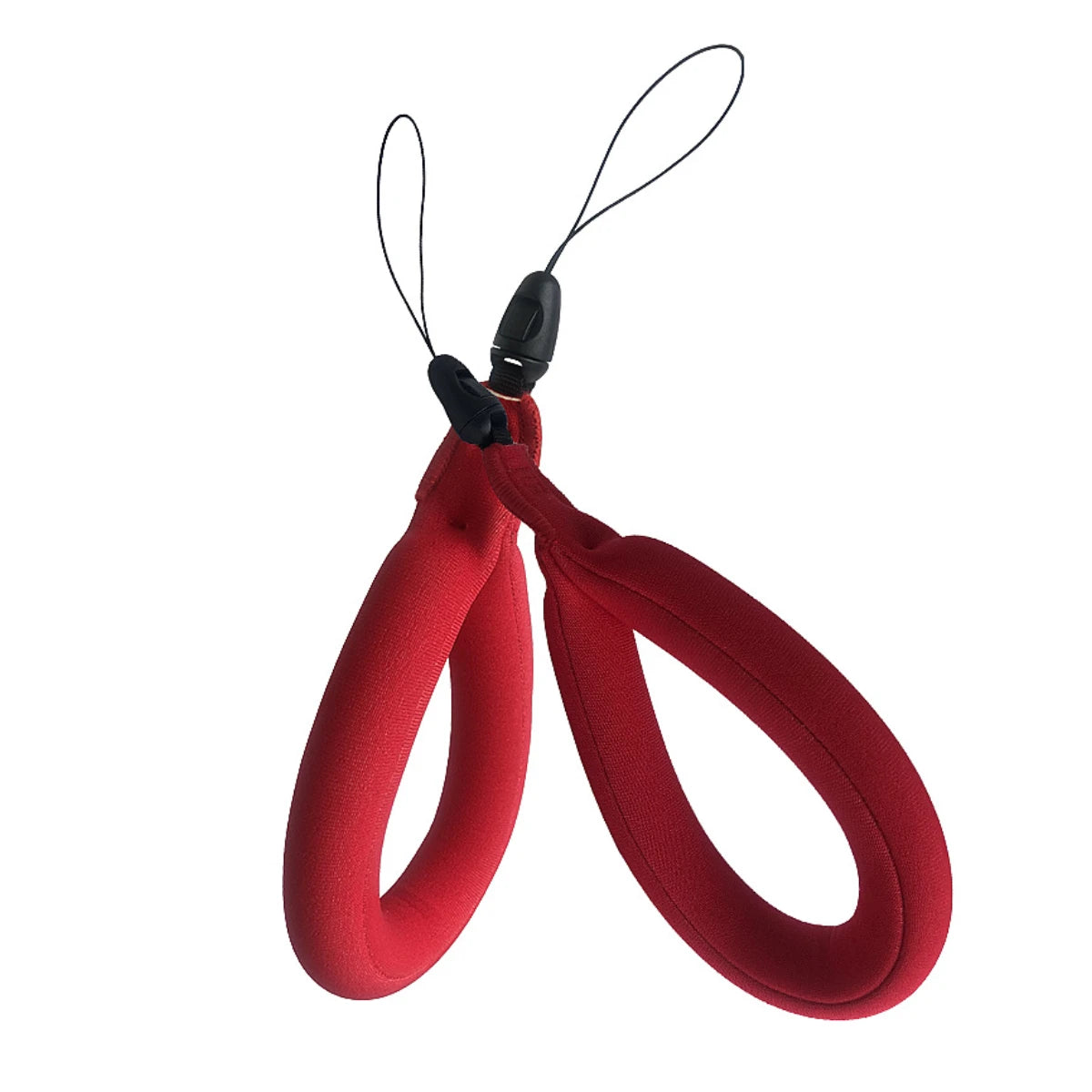 AeroFocus red floating camera wrist strap for action camera outdoor shooting