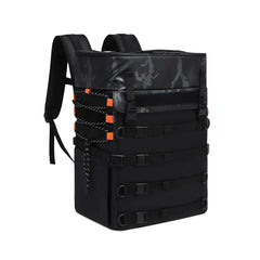 AeroFocus black FPV drone photography backpack with removable dividers and external drone carrying system