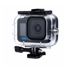 AeroFocus GoPro MISSION 1 PRO installed inside the 60m waterproof dive housing